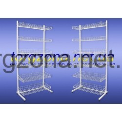 Стелаж з 5 корзинами 750х300мм.