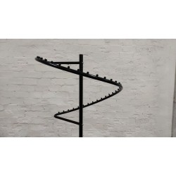 Стійка для одягу "Спіраль" (чорна)
