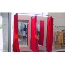 Примірочна пристінна двомісна 1х2х2м