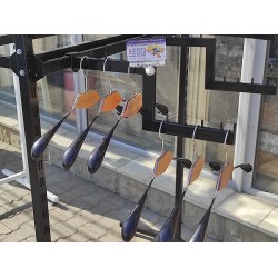 Кронштейн Z-подібний 40см. на прямокутну перемичку (чорний)