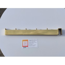 Кронштейн-флейта на перемичку 350мм. пряма, золота