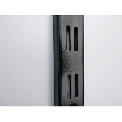 Рейка-профіль дворядна 2000х35х12, стінка 1,5мм (чорна)