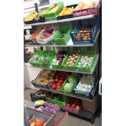 Стелаж одностороній на 5 полиць H2000xL960 (під овочі)