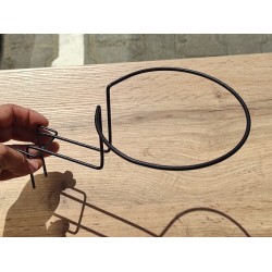 Гачок під шапку на сітку (чорний 9995)