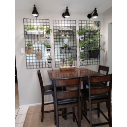 Решітка для дизайну 1,5х1м. d3.5мм, клітина 100х100мм.