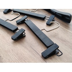 Пластикова вішалка з прищіпками 310 мм (планка 10 мм) зі текстурним покриттям