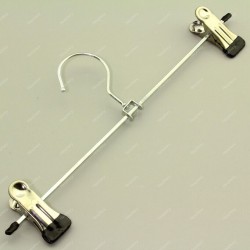 Вішалка-прищіпка (хром-мат) 30 см./ упаковка 10 шт.