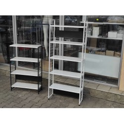 Модульний стелаж-етажерка 1550х620х300 на 5 полиць (білий)