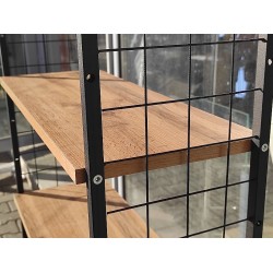 Стелаж модульний 1750х620 "Лофт" (6 полиць дуб "апалачі")