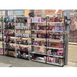 Модульний стелаж-етажерка 1750х620х250 на 5 полиць (чорний)