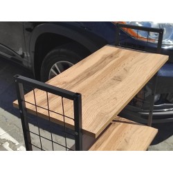 Стелаж модульний 1050х620х300мм.(дуб апалачі +чорн.мет.)