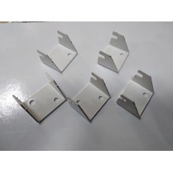 Кріплення для сітки, фіксатор торгової решітки (колір білий)