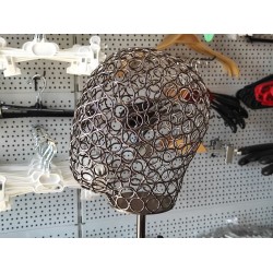 Голова жіноча на підставці, стилізована (темн.хром)