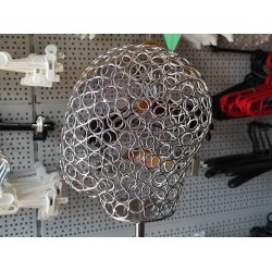 Голова жіноча на підставці, стилізована (світл.хром)