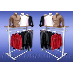 Стійка перфорована двостороння (комплект 1) довжина: 0,9м, 1м, 1,2м