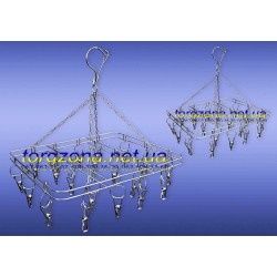 Вертушка підвісна (квадратна) на 20 прищіпок