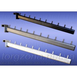 Кронштейн 45см, на стійку L 2.0, L1.4 (білий, чорний)