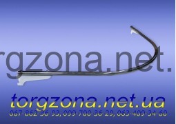 Примірочна кутова, заокруглена 110/110см. в рейкову систему