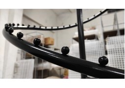 Стійка для одягу "Спіраль" (чорна)