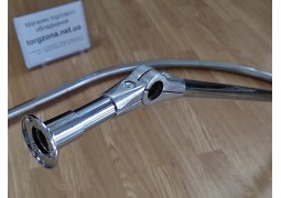 Примірочна пристінна заокруглена з боковим підсилювачем 110х90см