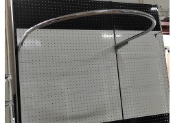 Примірочна пристінна, заокруглена,110х90см. в рейкову систему