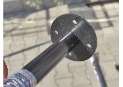 Примірочна півкругла, пристінна 120х90см (біла, чорна)