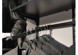 Кронштейн на прямокутну перемичку  45см.(чорний)