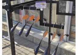 Кронштейн Z-подібний 40см. на прямокутну перемичку (чорний)