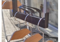 Кронштейн Z-подібний 40см. на прямокутну перемичку (чорний)