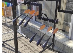 Кронштейн Z-подібний 40см. на прямокутну перемичку (чорний)