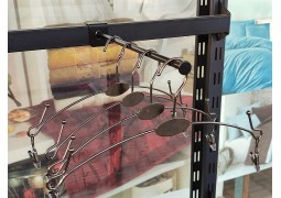 Кронштейн стержневий на прямокутну перемичку L250 (чорний)