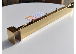 Кронштейн-флейта на перемичку 350мм. пряма, золота. 