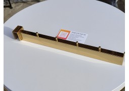 Кронштейн-флейта на перемичку 350мм. пряма, золота. 