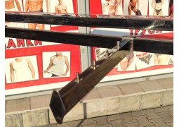 Кронштейн прямий 350мм (хром, нержавійка)