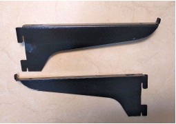 Полкотримач в рейку на 200мм. (чорний)