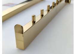 Кронштейн-флейта на перемичку 400мм. похила, золота