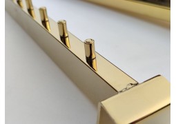 Кронштейн-флейта на перемичку 400мм. похила, золота