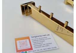 Кронштейн-флейта на перемичку 400мм. похила, золота