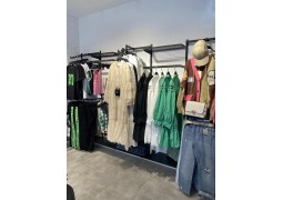 Дуга в рейку з квадратного профилю (чорна 9995) - 100 см