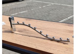 Флейта в рейку 35см. "економ" хромированная