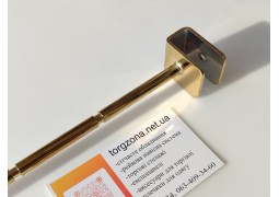 Кронштейн штирьовий на перемичку 250мм. золотий