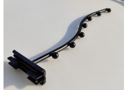 Флейта в рейку 35см. d8мм. (чорна)