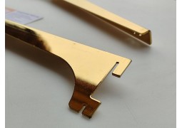 Полкотримач 300мм. золотий в рейкову систему