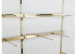 Золотий торговий профіль 2м. на стіну для навісной системи