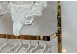 Золотий торговий профіль 2м. на стіну для навісной системи