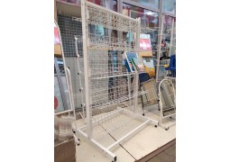 Полиця-кошик з бортом 900х175х35, d4мм. для встановлення в рейку