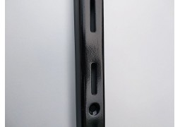 Рейка-профіль однорядна  2000х23х12  стінка 1мм, (чорна)