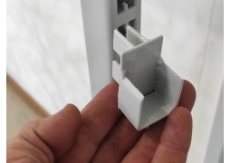 Стелаж-стенд регульований для тканини в рулонах (настінний)