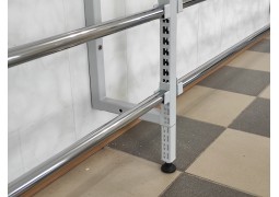 Стелаж-стенд регульований для тканини в рулонах (настінний)