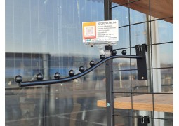 Флейта-кронштейн для сітки на 9 кульок (чорний)